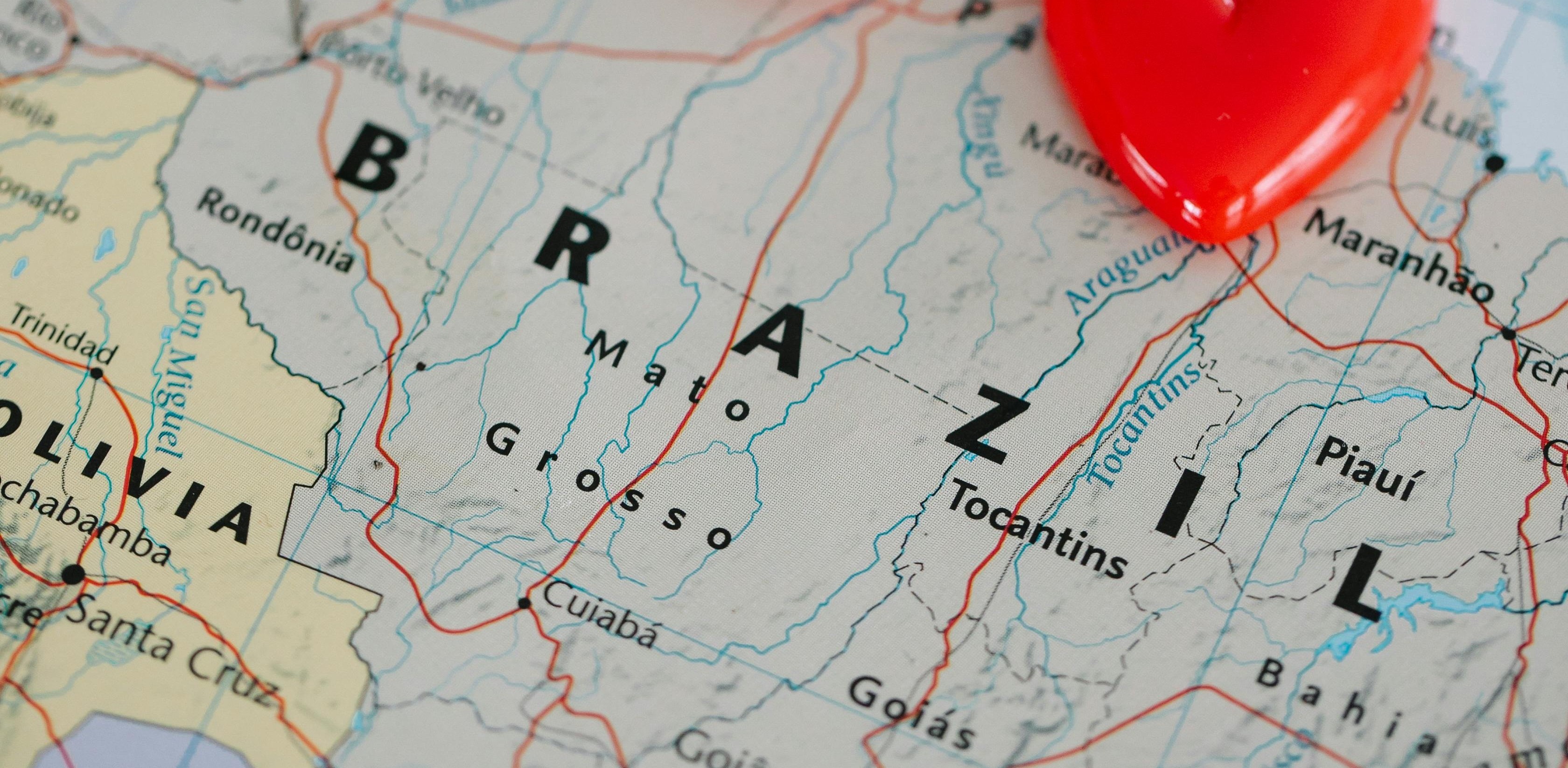 map of brazil
